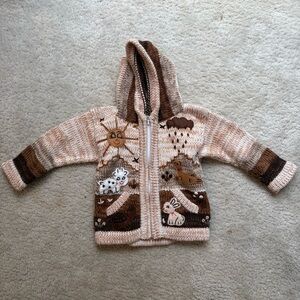 Adorable Animal Knit Hoodie